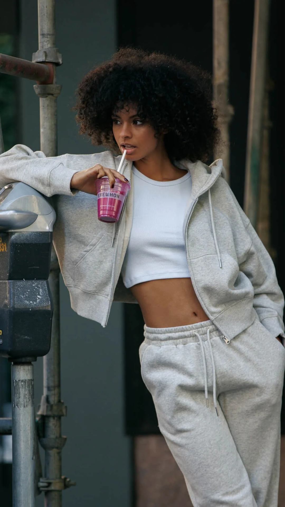 Zip Up & Sweatpants Set