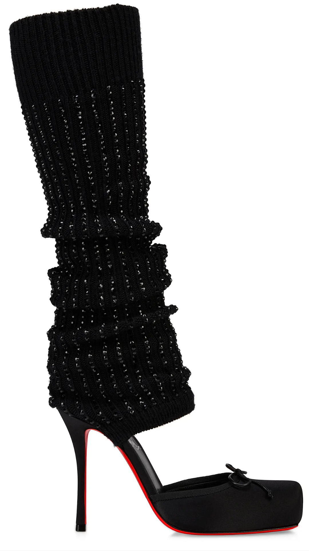 Satin and Mesh Pumps