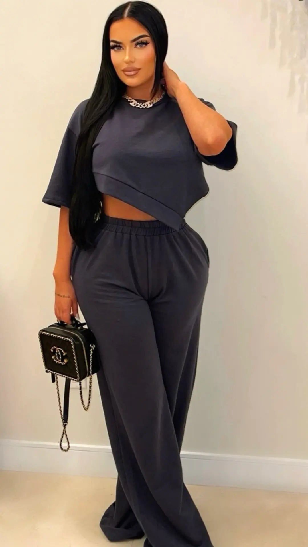 OVERSIZE TOP & PANTS SE Luxe By Taj