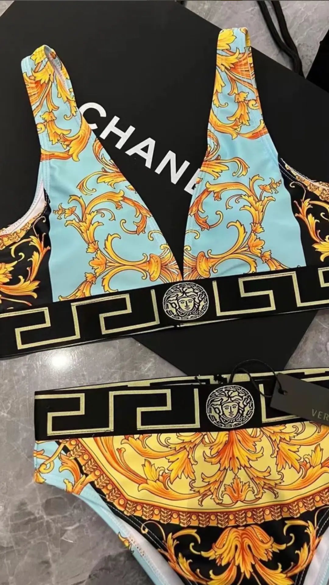 TAJ LOGO SWIMWEAR.  ( SHIP NEXT DAY ) Chic by Taj