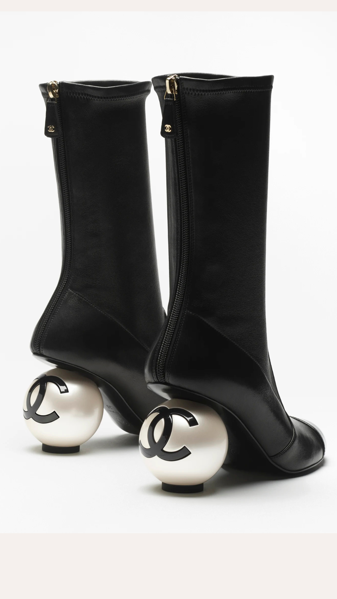 Stretch Lambskin Boots