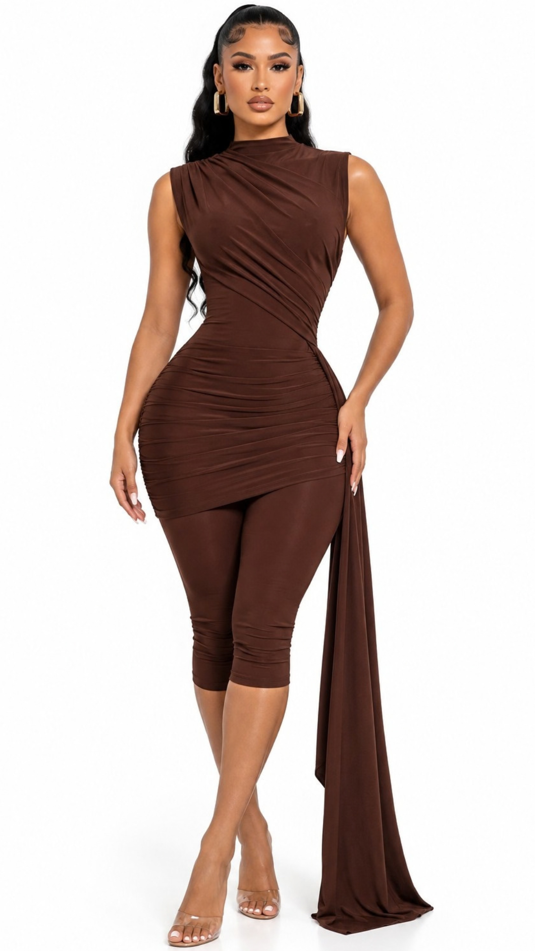 Draped Elegance  Jumpsuit