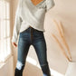 TAJ DENIM CUT PANTS - Chic by Taj