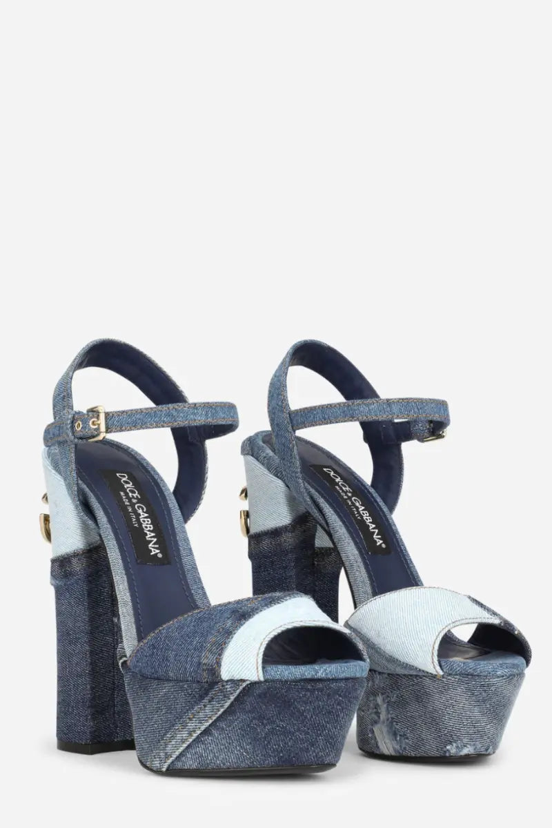 TAJ DENIM HEELS - Chic by Taj