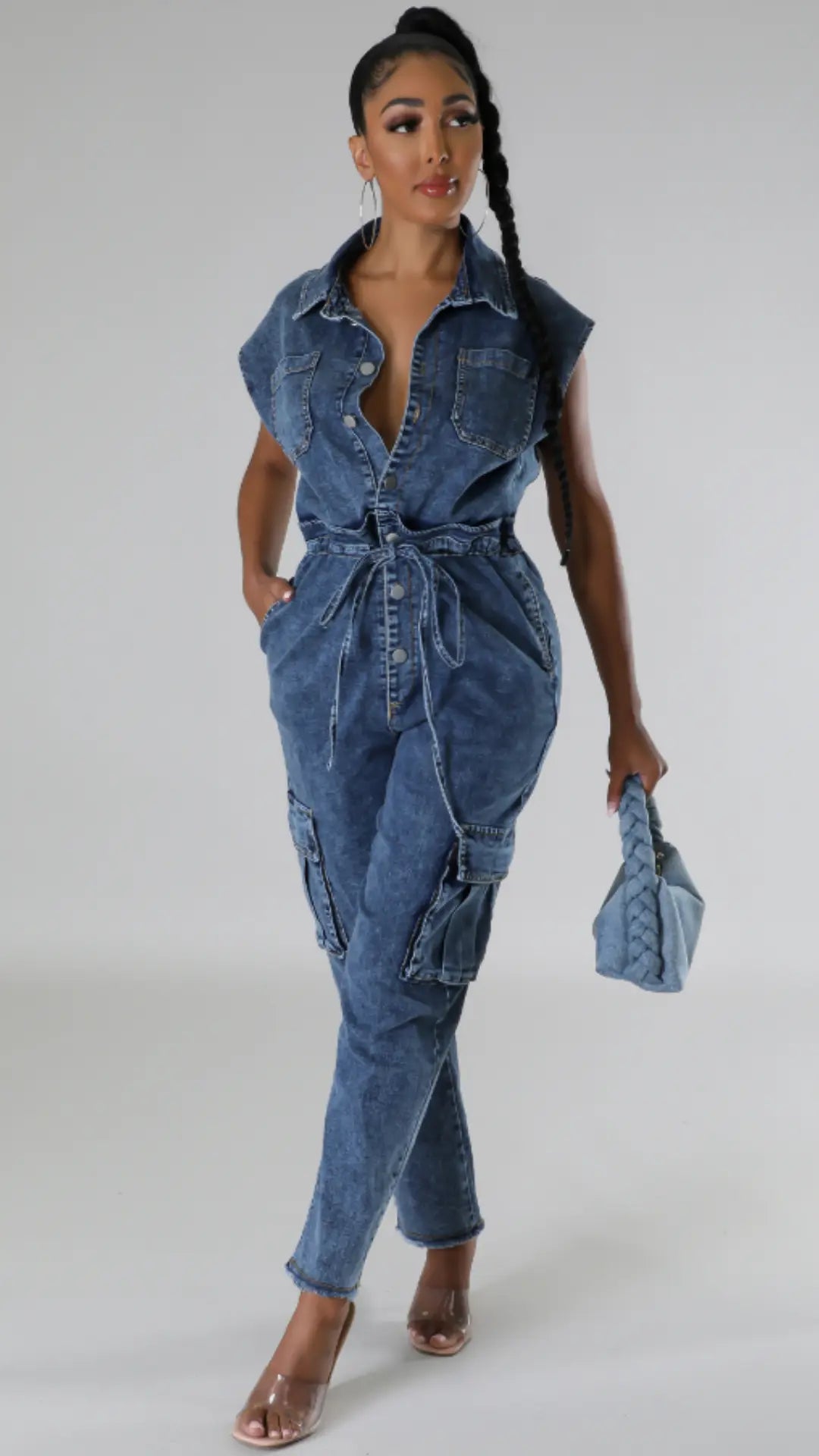 Sunset Drinks Jumpsuit.  ( SHIP NEXT DAY ) - Chic by Taj