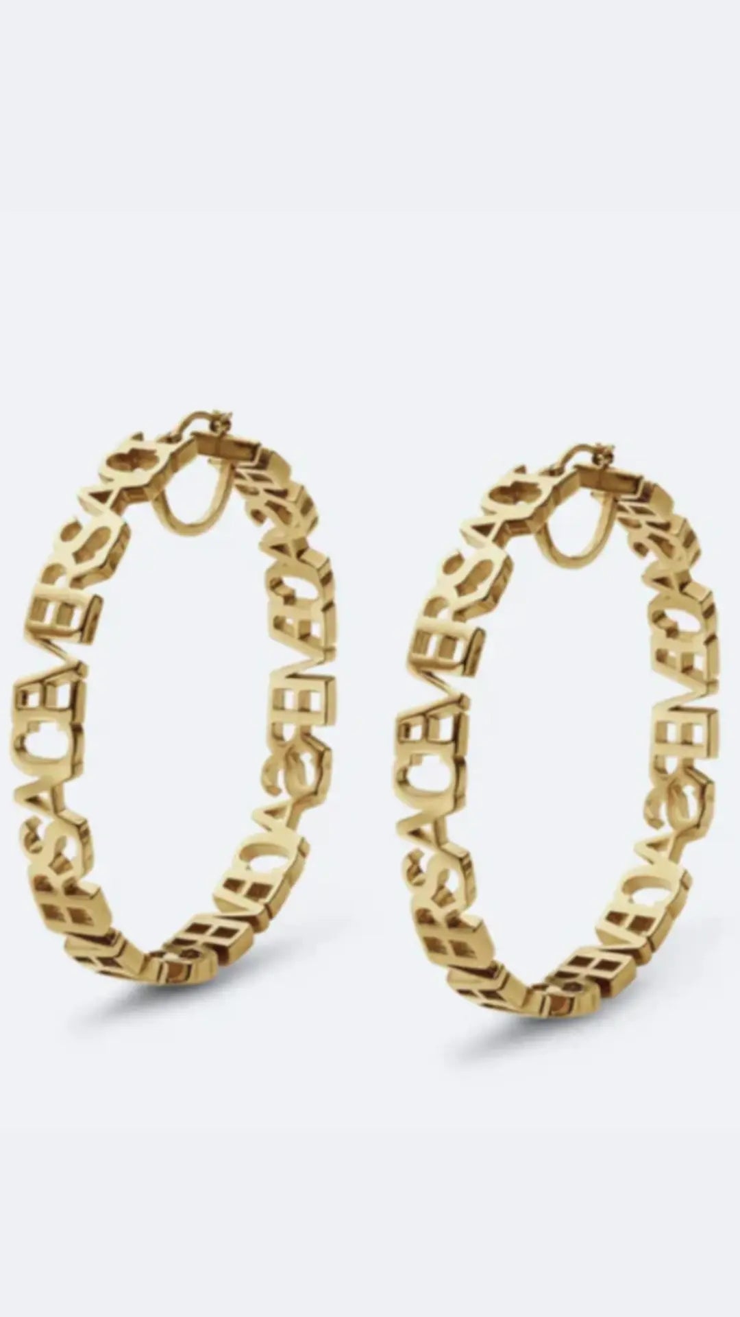 TAJ LOOP LION HEAD EARRINGS                          ( SHIP IN 2-3 DAYS ) EXPRESS SHIPPING AVAILABLE - Chic by Taj