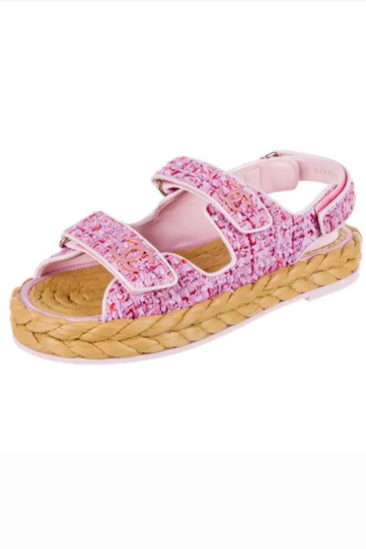 TAJ TWEED SANDALS - Chic by Taj