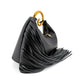 Bijou Vegan Leather Fringe Clutch - Chic by Taj