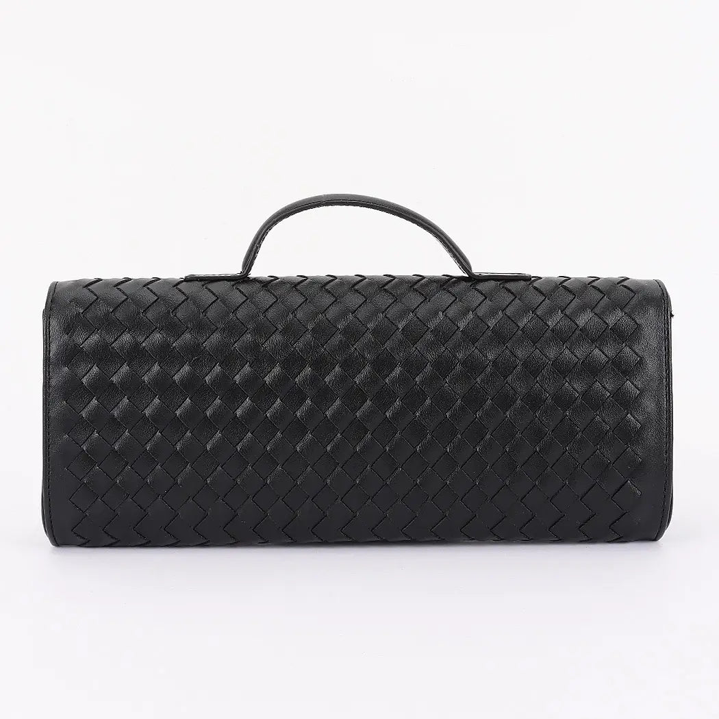 Woven Leather Handbag