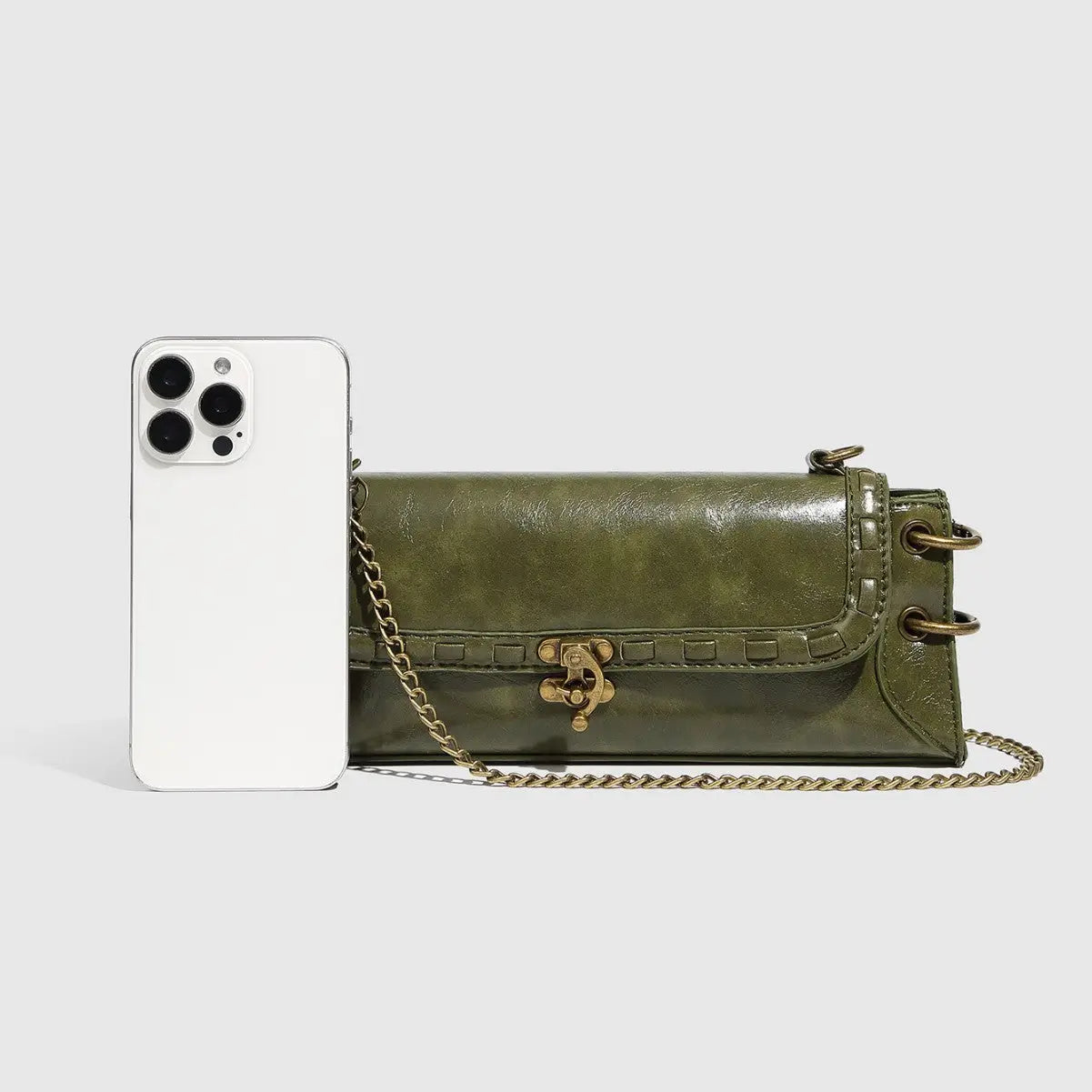 Vintage Square Shoulder Bag