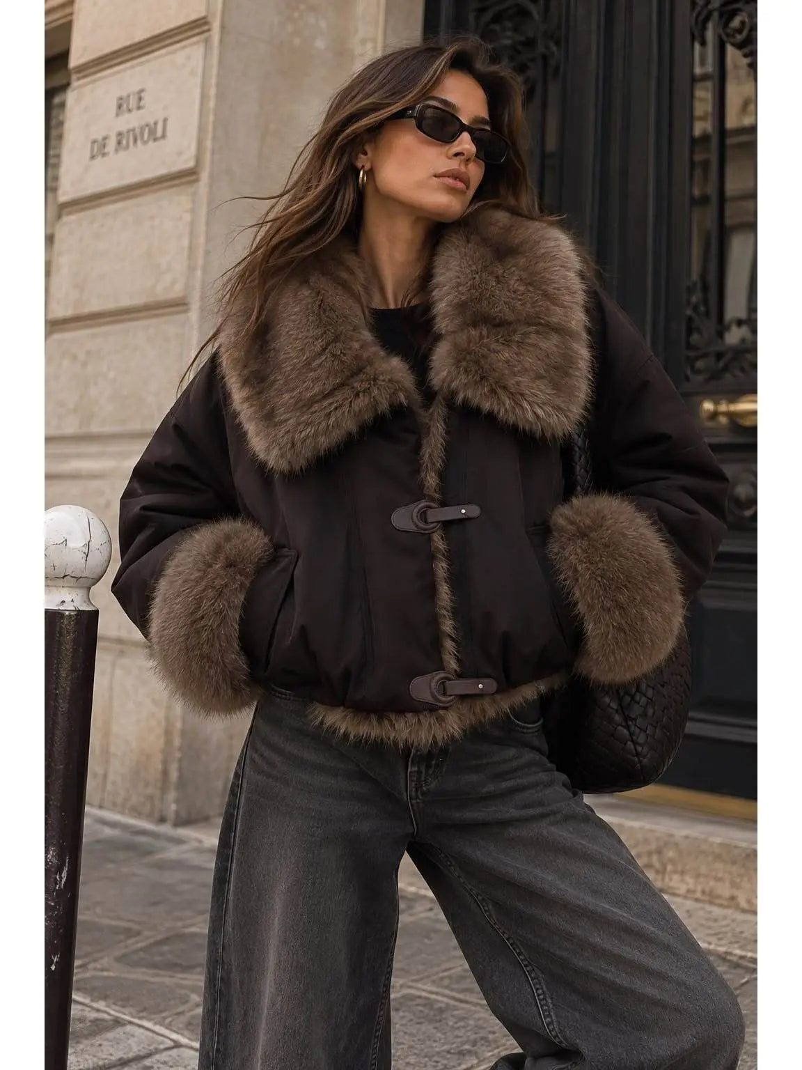 Fur-Collar Jacket