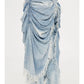 Distressed Skirt Jeans - Chic by Taj