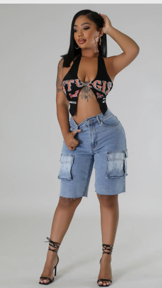 Runway Style Bermuda Shorts - Chic by Taj