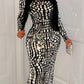 Broken Glass Dress - Chic by Taj