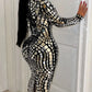 Broken Glass Dress - Chic by Taj