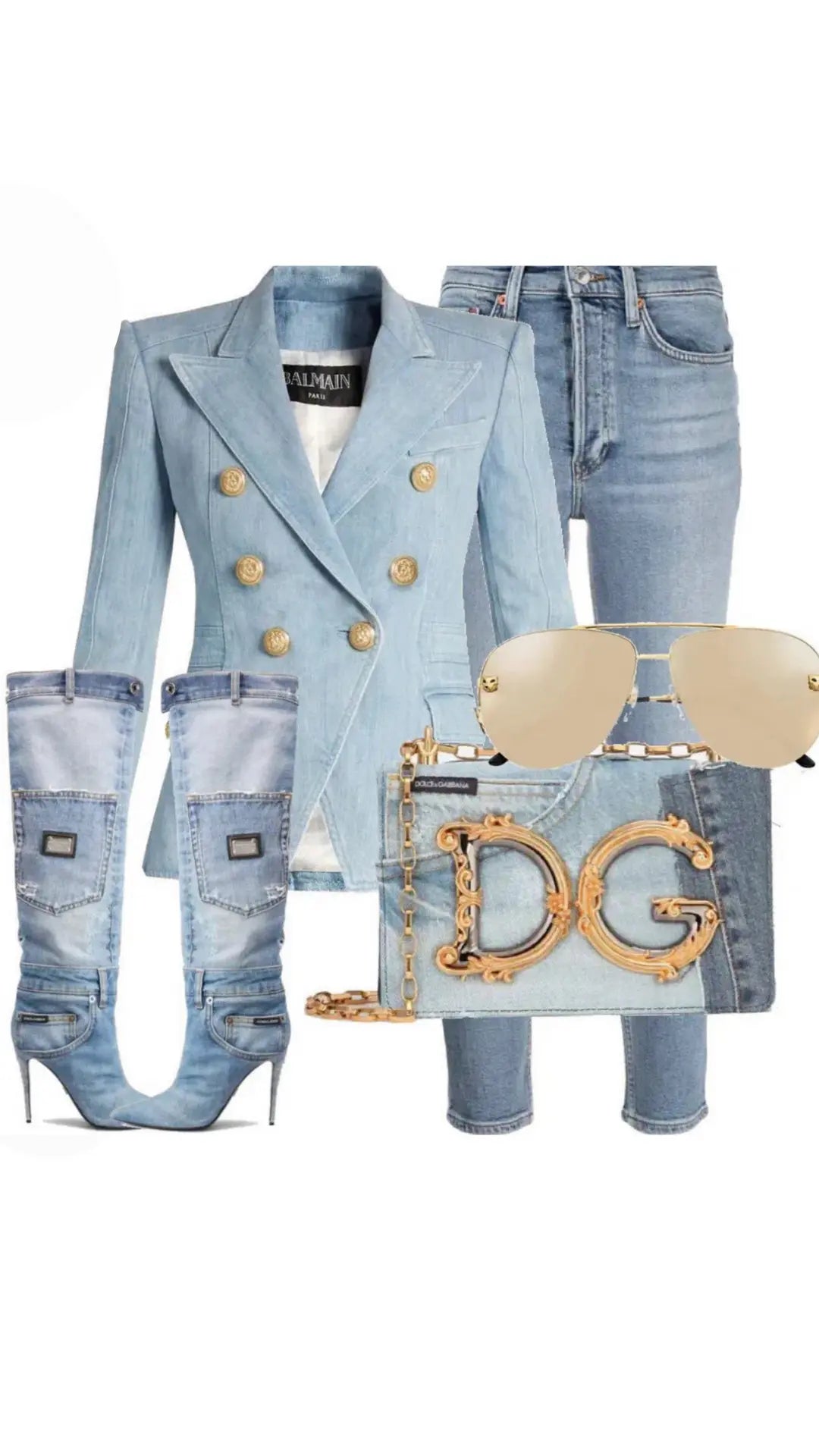 TAJ DENIM BAG - Chic by Taj