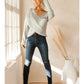 TAJ DENIM CUT PANTS - Chic by Taj
