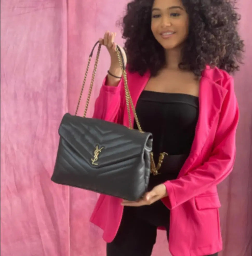 TAJ LOGO BAG.   Look # 6 - Chic by Taj