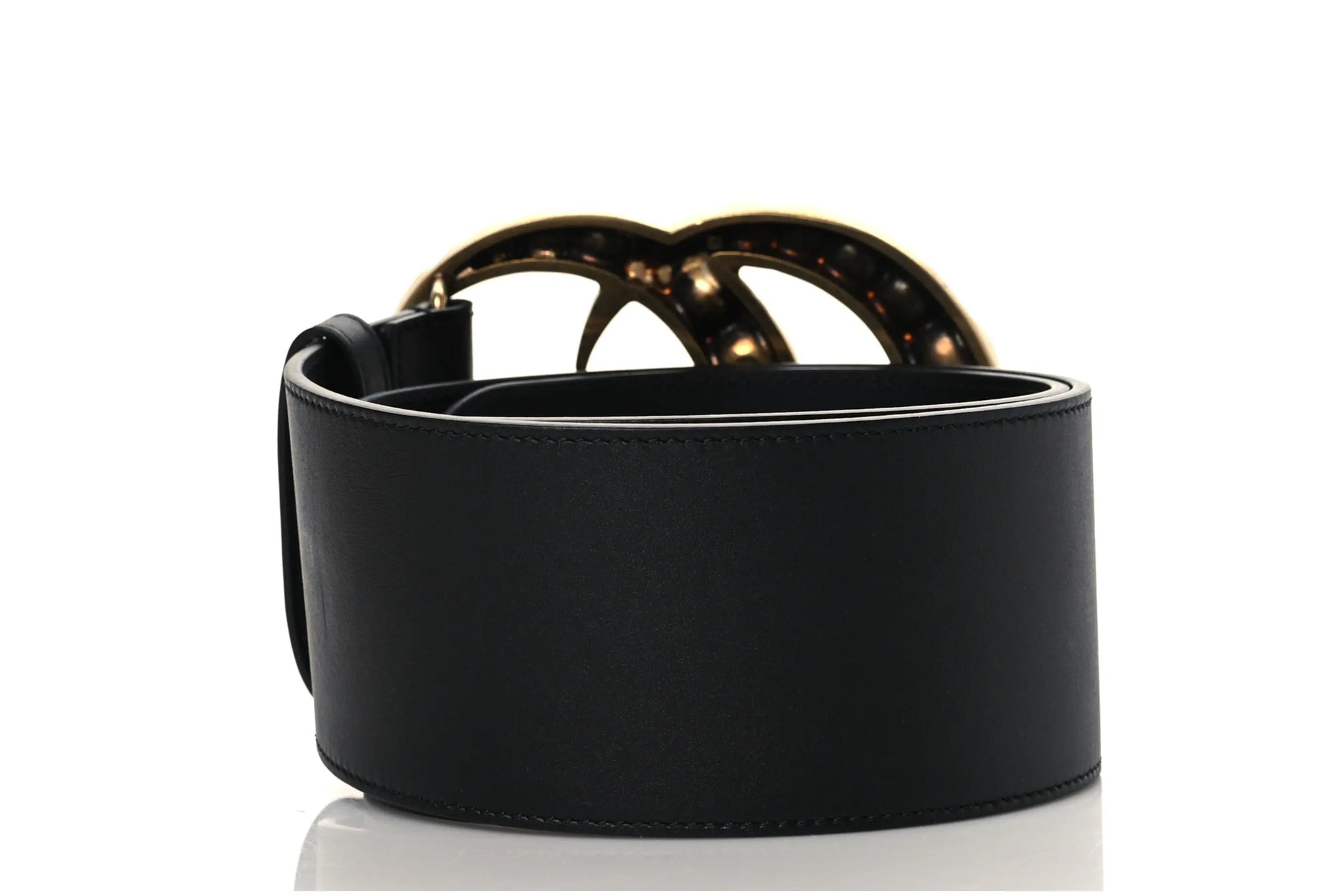 Taj Pearl Double G Wide Belt - Chic by Taj