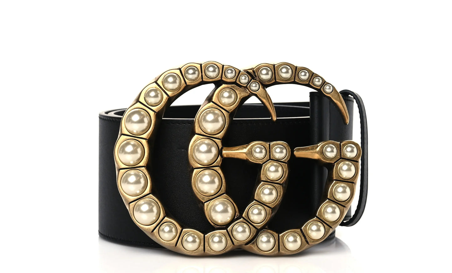 Taj Pearl Double G Wide Belt - Chic by Taj