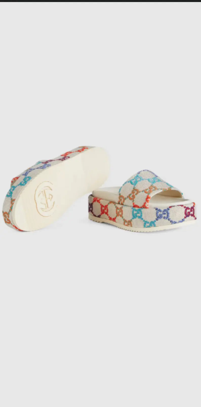 TAJ GG PLATFORM SLIDES - Chic by Taj