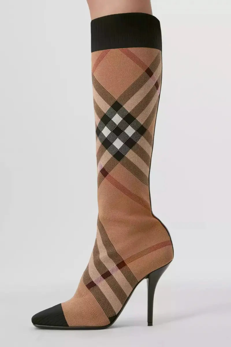 TAJ STRIPE BOOTS - Chic by Taj