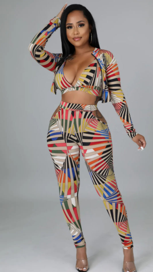 Taj 3-PC Leggings Set - Chic by Taj